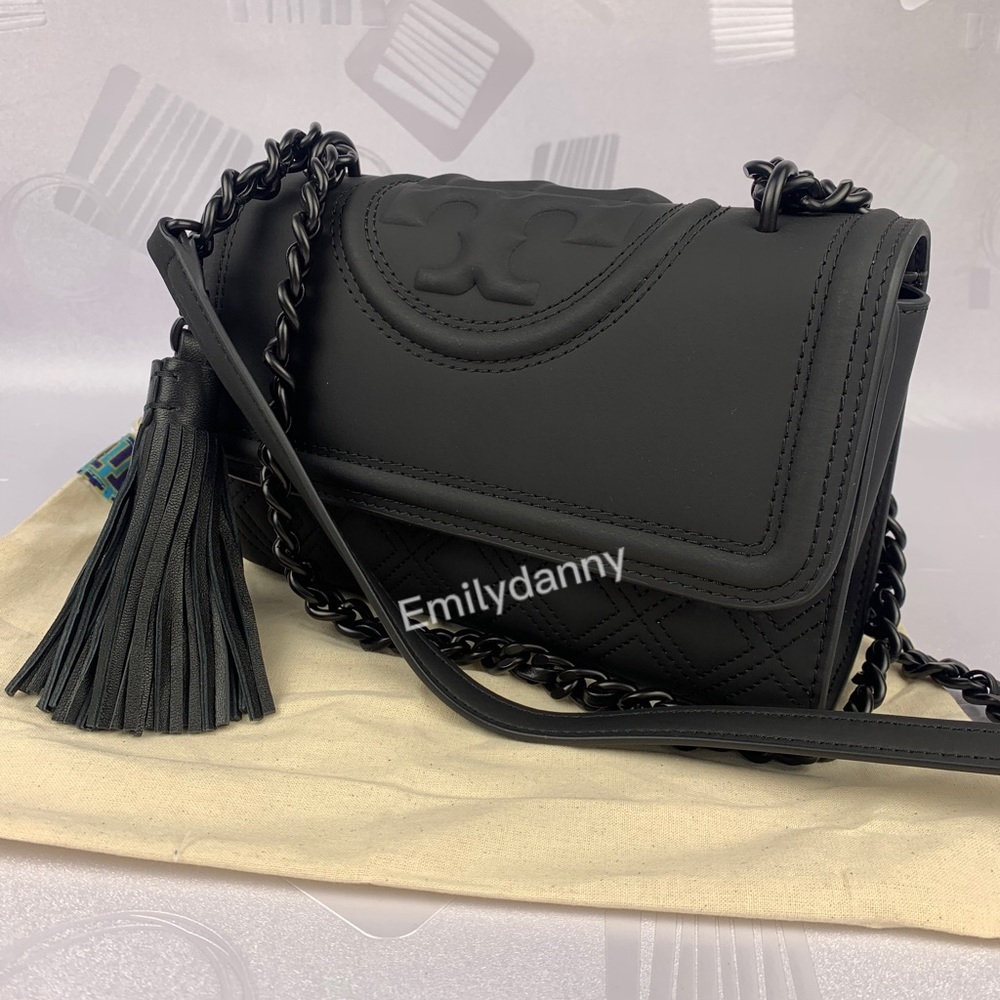 Tory Burch SMALL FLEMING MATTE CONVERTIBLE SHOULDER BAG - Picture 12 of 15